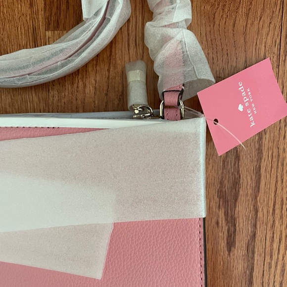 NWT Kate Spade New York EVA Leather Crossbody. Bright Carnation. 💕 - Picture 10 of 14